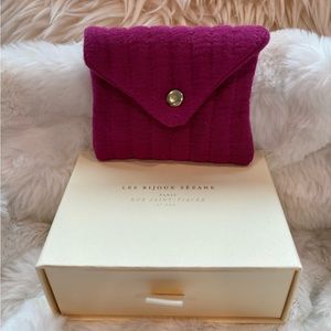 SEZANE Jewelry Velvet Pouch with Jewelry Box (Jewelry not included)